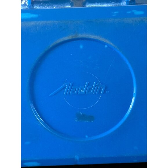 Vintage Ring Raiders Aladdin Lunchbox Thermos 1988 Matchbox Fighter Jets Blue - Picture 4 of 16